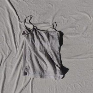 Curfew Girl White Cami Tank top